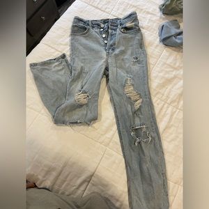 Ankle length boyfriend style jeans size 2
